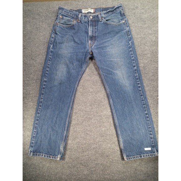 Levi's Other - Levi's 505 Men's Jeans 36x29 Blue Straight Leg Regular Fit Denim Medium Wash
